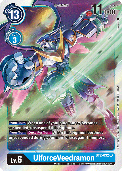 BT2-032SR UlforceVeedramon - Volution Cards and Collectables