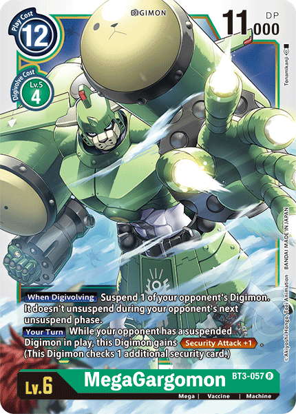 BT3-057R MegaGargomon - Volution Cards and Collectables