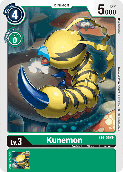 ST4-05C Kunemon - Volution Cards and Collectables