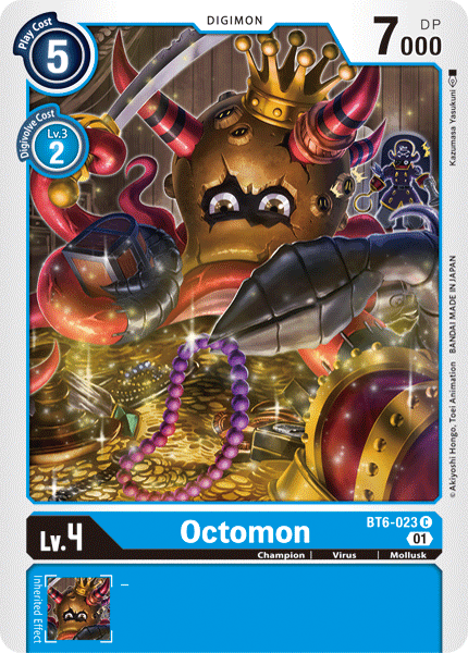 BT6-023C Octomon - Volution Cards and Collectables