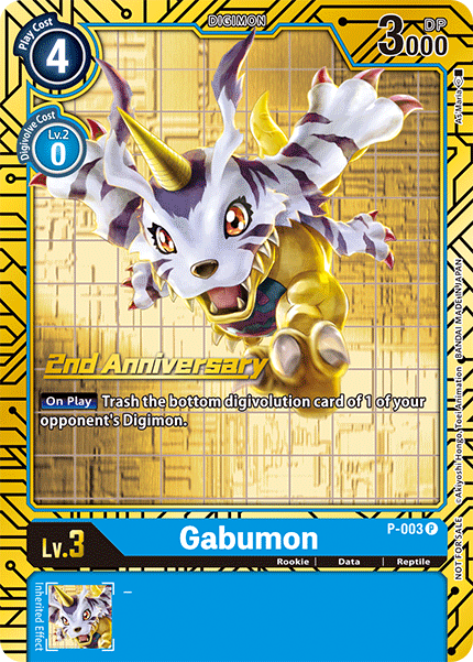 P-003 Gabumon (Alternate Art) [2nd Anniversary Set]