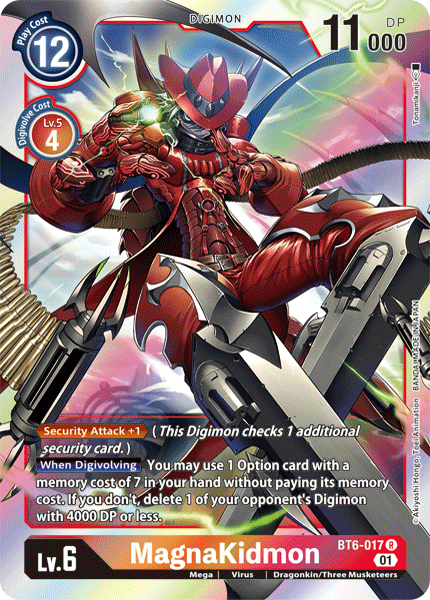 BT6-017R MagnaKidmon - Volution Cards and Collectables