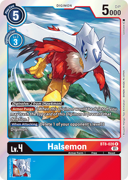 BT8-026R Halsemon - Volution Cards and Collectables