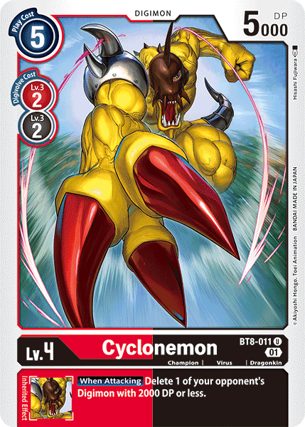 BT8-011UC Cyclonemon - Volution Cards and Collectables