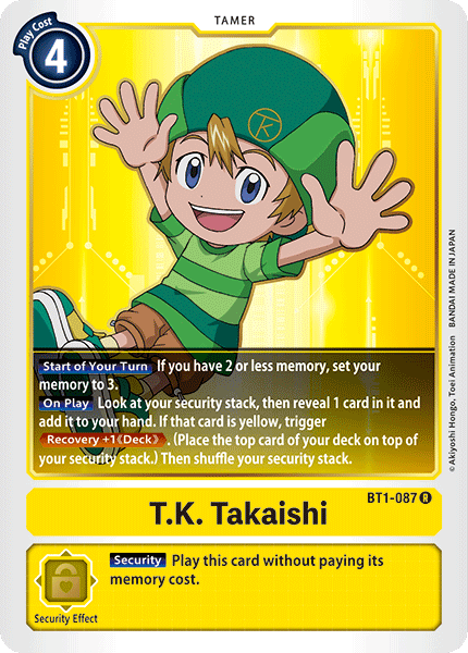 BT1-087R T.K. Takaishi - Volution Cards and Collectables