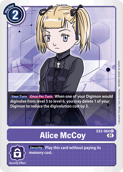 EX2-064UC Alice McCoy - Volution Cards and Collectables