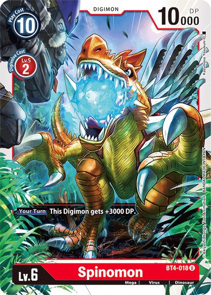 BT4-018UC Spinomon - Volution Cards and Collectables