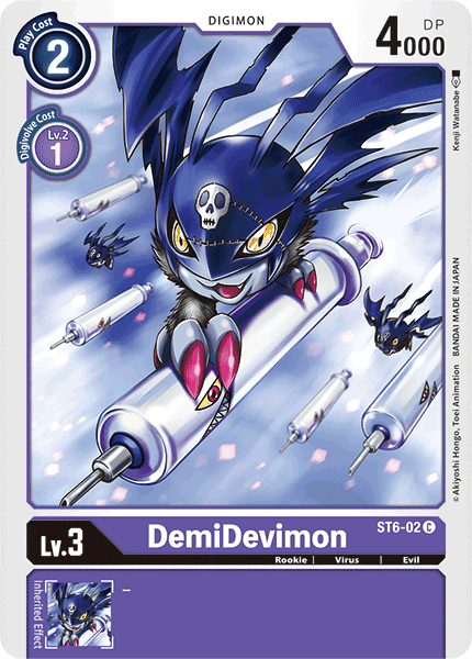 ST6-02C DemiDevimon - Volution Cards and Collectables