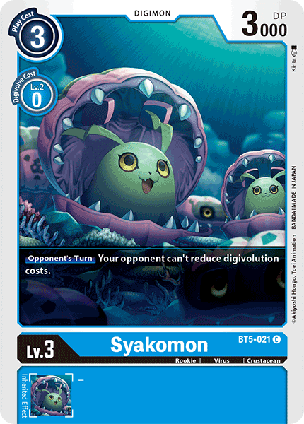 BT5-021C Syakomon - Volution Cards and Collectables