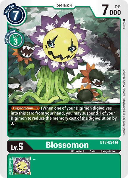 BT3-054C Blossomon - Volution Cards and Collectables