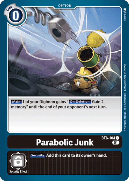 BT6-104C Parabolic Junk - Volution Cards and Collectables