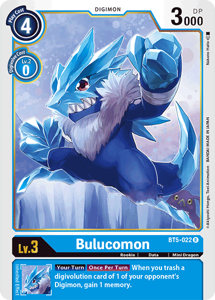 BT5-022R Bulucomon - Volution Cards and Collectables