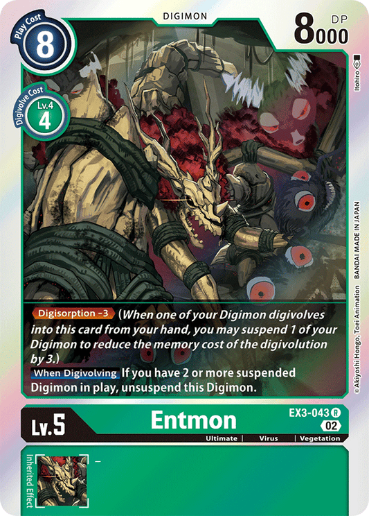 EX3-043R Entmon - Volution Cards and Collectables