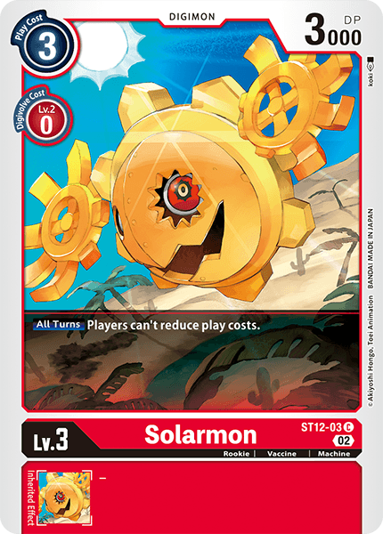 ST12-03C Solarmon - Volution Cards and Collectables