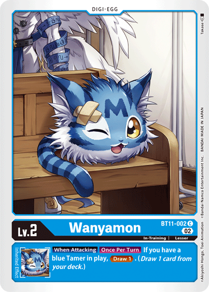 BT11-002C Wanyamon (Foil) - Volution Cards and Collectables