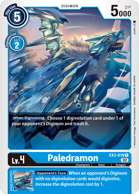 EX3-019C Paledramon - Volution Cards and Collectables