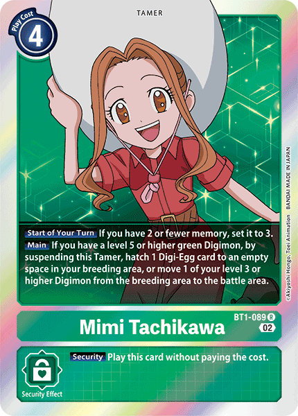 BT1-089R Mimi Tashikawa (Resurgence Booster Reprint)