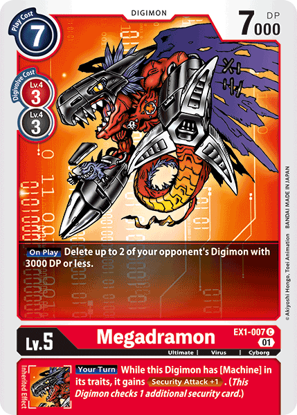 EX1-007C Megadramon - Volution Cards and Collectables