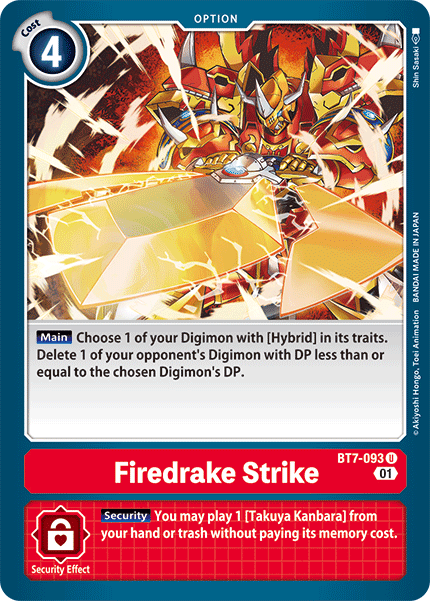 BT7-093UC Firedrake Strike - Volution Cards and Collectables