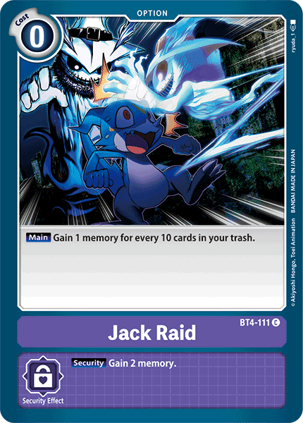 BT4-111C Jack Raid - Volution Cards and Collectables