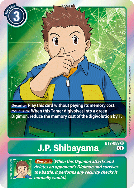 BT7-089R J.P. Shibayama - Volution Cards and Collectables