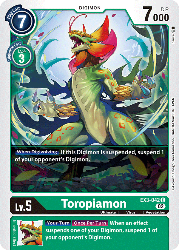 EX3-042C Toropiamon - Volution Cards and Collectables