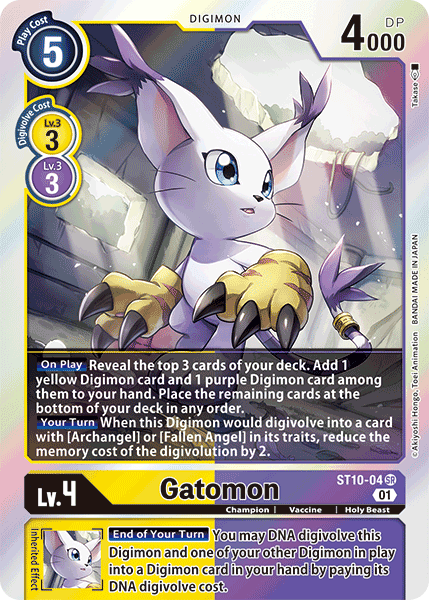 ST10-04SR Gatomon - Volution Cards and Collectables