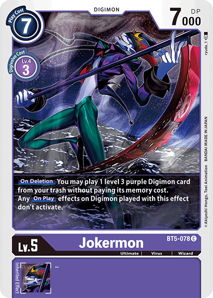 BT5-078C Jokermon - Volution Cards and Collectables