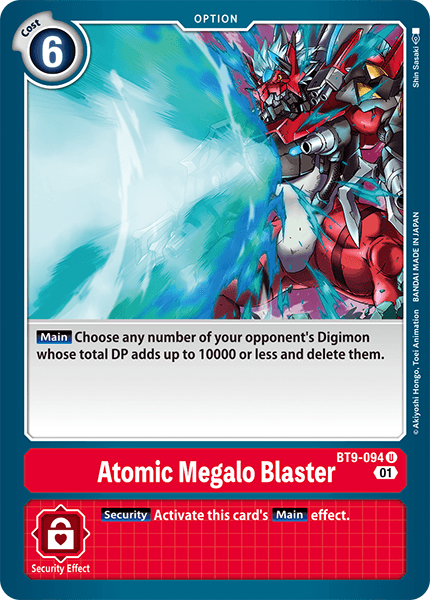 BT9-094UC Atomic Megalo Blaster - Volution Cards and Collectables