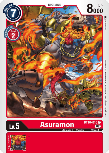 BT10-010C Asuramon - Volution Cards and Collectables