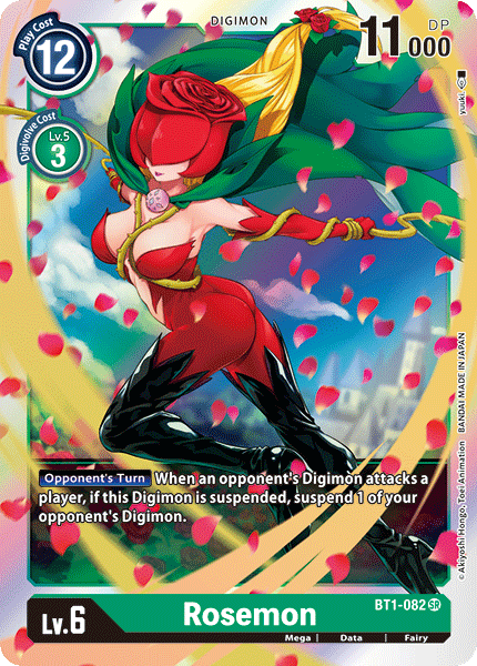 BT1-082SR Rosemon - Volution Cards and Collectables