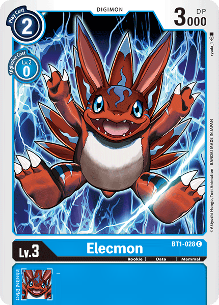 BT1-028C Elecmon - Volution Cards and Collectables