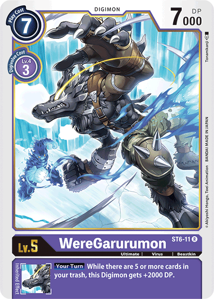 ST6-11R WereGarurumon - Volution Cards and Collectables