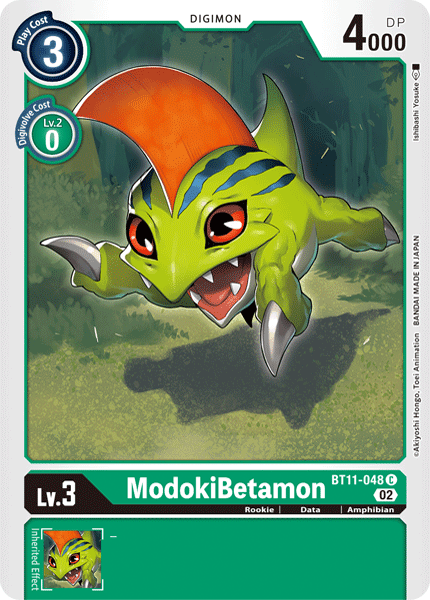 BT11-048C ModokiBetamon (Foil) - Volution Cards and Collectables