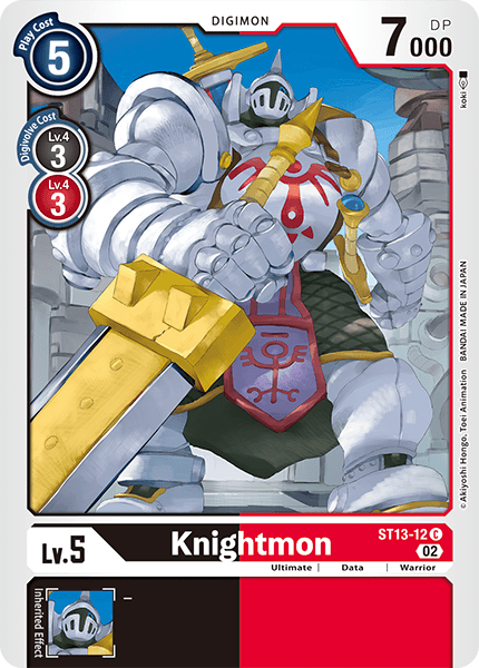 ST13-12C Knightmon - Volution Cards and Collectables