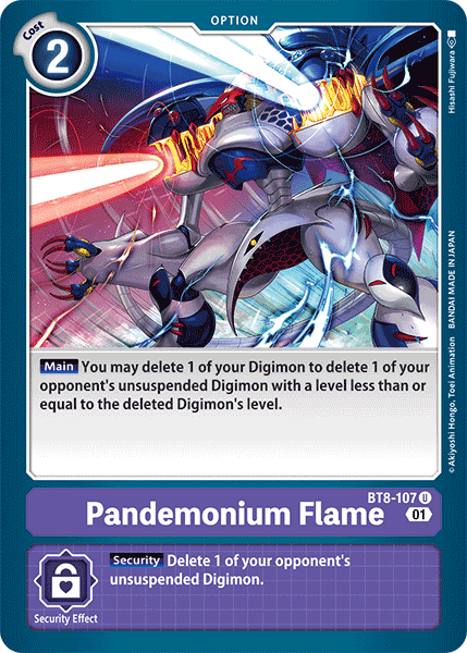 BT8-107UC Pandemonium Flame - Volution Cards and Collectables