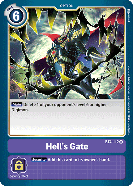 BT4-112R Hell's Gate - Volution Cards and Collectables