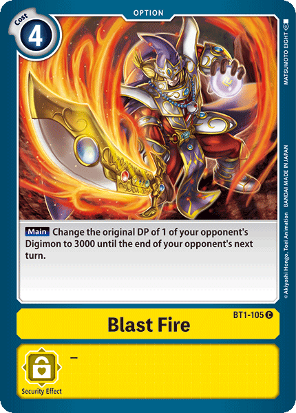 BT1-105C Blast Fire - Volution Cards and Collectables