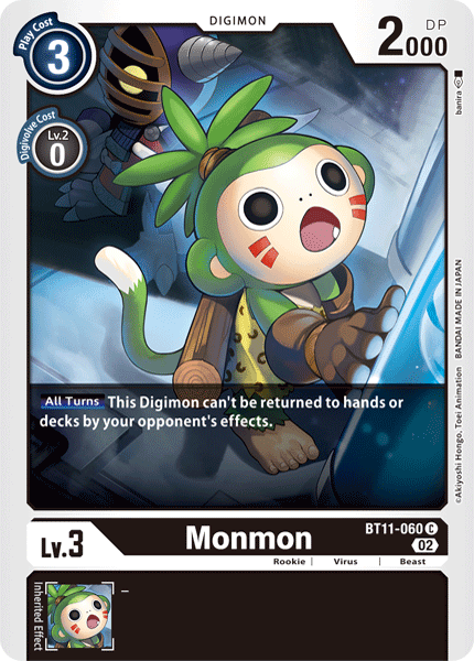 BT11-060C Monmon (Foil) - Volution Cards and Collectables