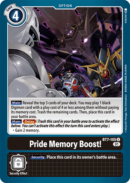 BT7-105UC Pride Memory Boost! - Volution Cards and Collectables