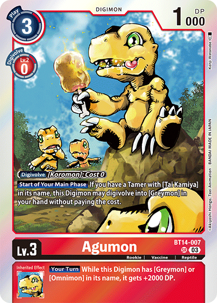 BT14-007SR Agumon