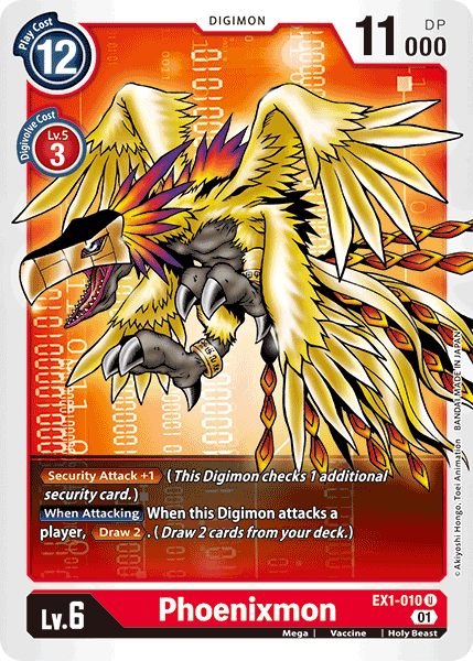 EX1-010UC Phoenixmon - Volution Cards and Collectables