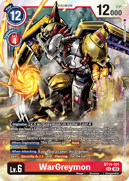 BT14-101SEC WarGreymon