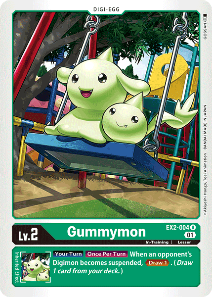 EX2-004UC Gummymon - Volution Cards and Collectables