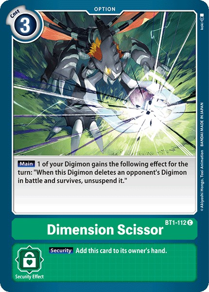 BT1-112C Dimension Scissor - Volution Cards and Collectables