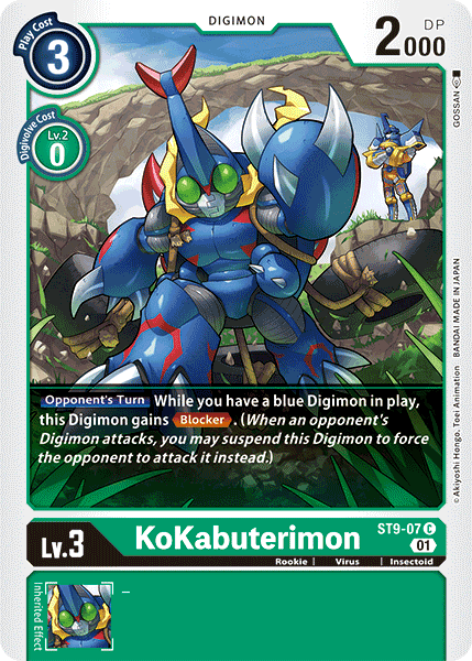 ST9-07C KoKabuterimon - Volution Cards and Collectables