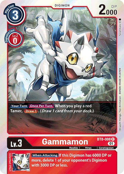 BT8-008R Gammamon - Volution Cards and Collectables