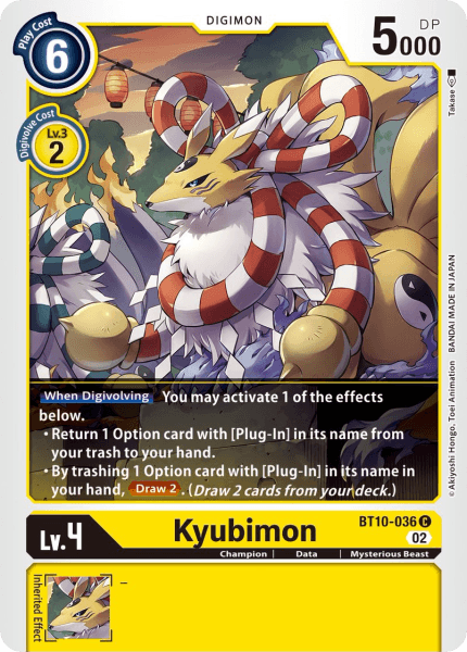 BT10-036C Kyubimon - Volution Cards and Collectables