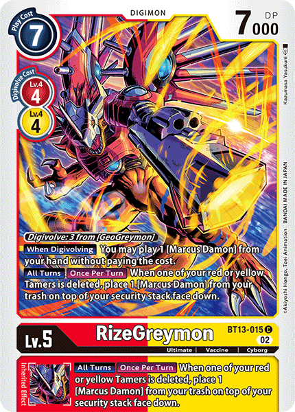 BT13-015C RizeGreymon