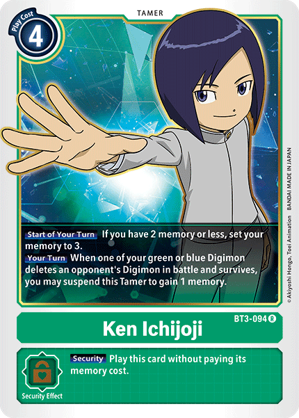 BT3-094R Ken Ichijoji - Volution Cards and Collectables